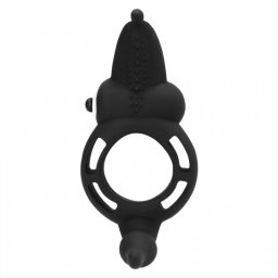 Anel Vibratório Superior Cock Ring Preto