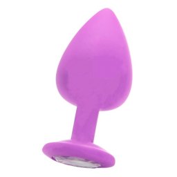 Plug Anal Diamond Butt Plug Extra Grande Roxo