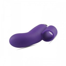 Bala Vibratória Finger Fan Tickle Useme Roxa
