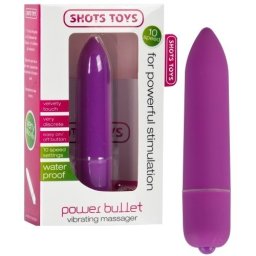 Bala Vibratória Power Bullet Roxa