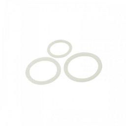 Conjunto de 3 Anéis Silicone Cock Rings Timeless Transparente
