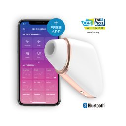 Estimulador Clítoris Recarregável Satisfyer Love Triangle C/ APP Branco