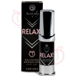 Gel Lubrificante Anestésico Secret Play Relax Anal Gel (15 ml)