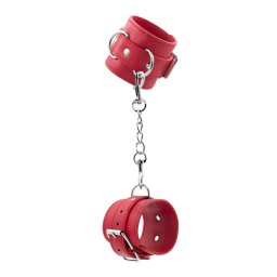 Algemas de Couro Bondage Love Crushious Vermelhas