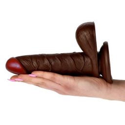 Dildo Real Rapture Earth Flavour 6.5'' Negro