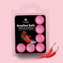 Bolinhas Explosivas Efeito Triplo (6 Un)