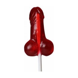 Chupa-Chupa de Goma em Forma de Pénis Morango