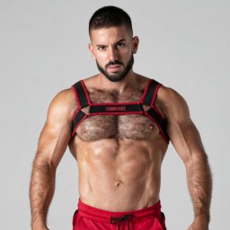 Arnês Corporal Look at Locker Gear Vermelho