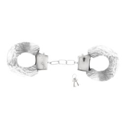 Algemas de Peluche Love Cuffs Crushious Brancas