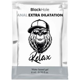 Lubrificante Anal à Base de Água Black Hole Anal Extra Dilatation (6 ml)