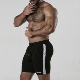 Calção Side Strip Short Locker Gear Preto