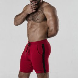 Calção Side Strip Short Locker Gear Vermelho