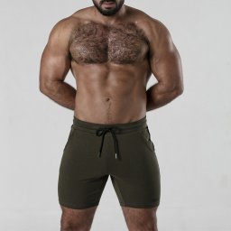 Calção Side Strip Short Locker Gear Caqui