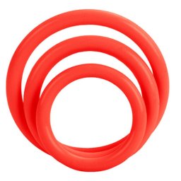 Anéis Tri-Rings Calexotics Vermelhos