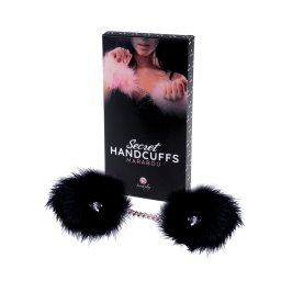 Algemas Secret Handcuffs Marabou Pretas Secret Play