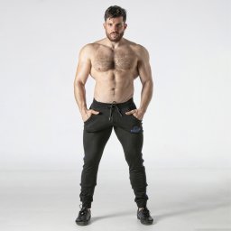 Jogger Look at Zip Locker Gear Azul