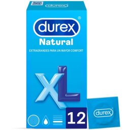 Preservativos Durex® Natural XL (12 Un)