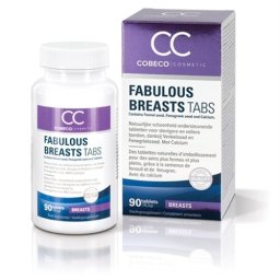 Comprimidos Aumento e Firmeza dos Seios Fabulous Breasts (90 Un)