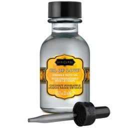 Óleo de Massagem Beijável Kamasutra Oil of Love Abacaxi Coco (22 ml)