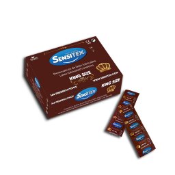 Preservativos Naturais King Size Sensitex (144 Un)