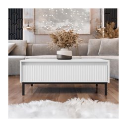 Mesa de centro OZMI 100x40 cm branca