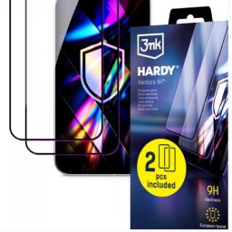 Pelicula de Vidro Samsung Galaxy Z Fold 8 (Frente) 3MK HARDY Hardura 9H (2 unidades)