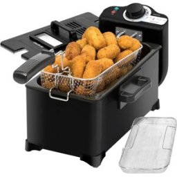 Fritadeira Elétrica Cleanfry 3L 2000W (Preto) - CECOTEC