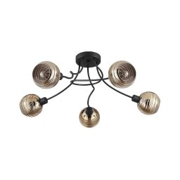 Eglo 39691 - Candelabro montado à superfície CREPPO 5xE14/40W/230V