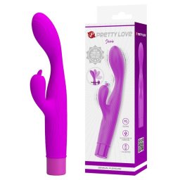 PRETTY LOVE - VIBRADOR JENE COM DUPLA ESTIMULAÇÃO DO PONTO G E DO CLITÓRIS - ROXO