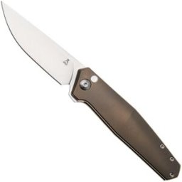 Ansø of Denmark Toko TOK-AMB-SAT-BRZ, Stonewashed RWL34, Amber Titanium, Satin Hardware, Bronze Backspacer, navalha, Jens Ansø design