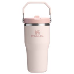 Stanley Garrafa Térmica com Canudo Integrado 600 ml The IceFlow™ Flip Straw 2.0 Tumbler Rose Quartz