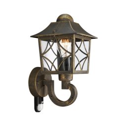 Philips 1747842PN - Iluminação de parede exterior com sensor 1xE27/60W/230V IP44
