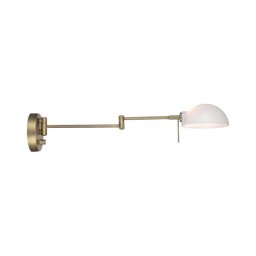 Halo Design 740222 - Candeeiro de parede KJOBENHAVN 1xG9/28W/230V em latão