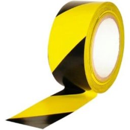 Gama Essencial Fita de Segurança Amarela/Preta 20 m x 48 mm