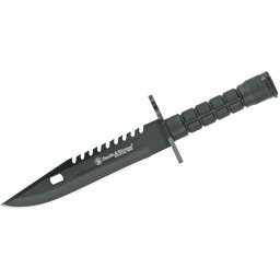 Smith and Wesson 8" Special Ops M-9 Baioneta Faca Força Especial/Bainha de Polímero Preto NÃO É PROD