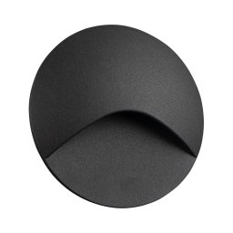 Kanlux 39122 - Luminária LED para escada EXIN LED/2,5W/230V 3000K IP65 antracite redonda