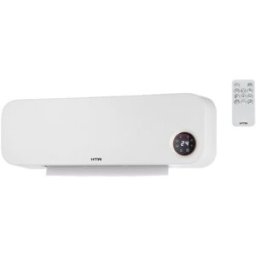 Aquecedor de Parede Cerâmico 2000W c/ Controlo Remoto (Branco) - HTW