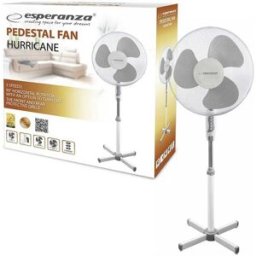 Ventoinha de Pé 3 Velocidades 50W Altura Regulável (Ø40cm) - ESPERANZA