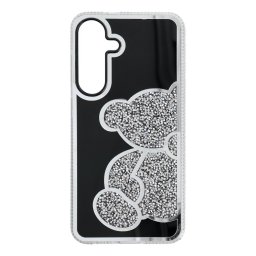 Capa para Smartphone Samsung Galaxy S26 FE / S25 FE Teddy Bear – Prateado