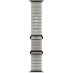 BRACELETE APPLE 49MM OCEAN CINZENTO TRANSLUCIDO TITÂNIO PRETO