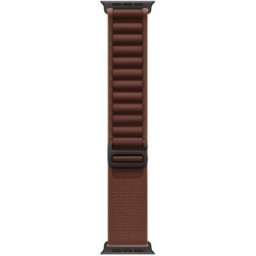 BRACELETE APPLE 49MM LOOP ALPINE BORDÔ TITÂNIO PRETO - M