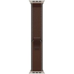 BRACELETE APPLE 49MM LOOP TRAIL TITÂNIO NATURAL UMBRE ESCURO M/L
