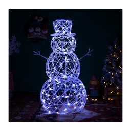 BRILAGI- Decoração de Natal LED para exterior LED/3,6W/31/230V 6500K 60cm IP44 boneco de neve