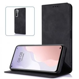 Capa Samsung Galaxy A17, Samsung A26 5G Flip Book com Suporte Cartão Preto