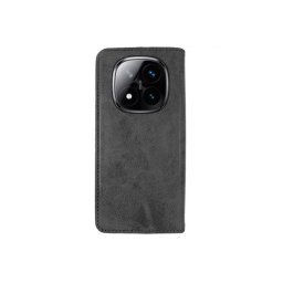 Capa Xiaomi Redmi Note 14 Pro 5G, Redmo Note 14 Pro Plus Flip Book com Janela Preto