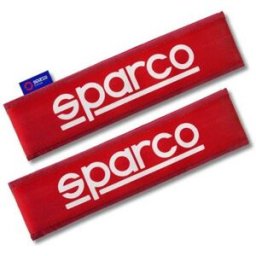 Capas para cintos de segurança Sparco Oxford, cor vermelha