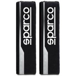 Capas para cintos de segurança Sparco, na cor preta