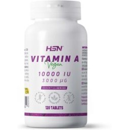 HSN Vitamina A 10000UI - 120 tabs - Saúde ocular - Tabletas - 120 Serviços