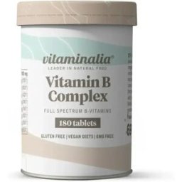 Vitaminalia Vitamina B complex - 180 tabs - Pele, cabelo e unhas - Tabletas - 180 Serviços