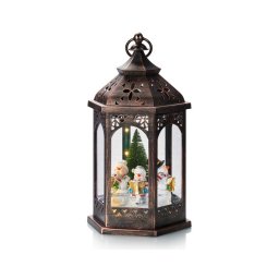 Markslöjd 704973 - Lanterna de Natal LED ROLF LED/3xAAA castanha